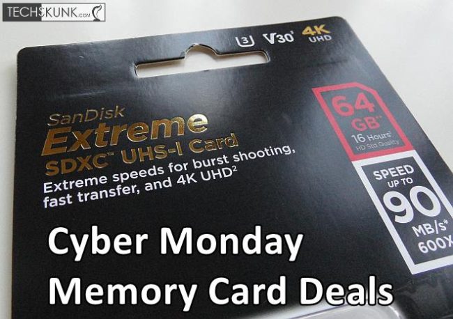 Cyber Monday Memory Card Deals